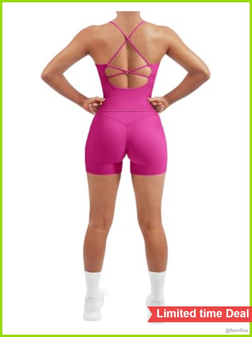 2 Piece Workout Set Padded Tank Tummy Control Leggings Gym Yoga